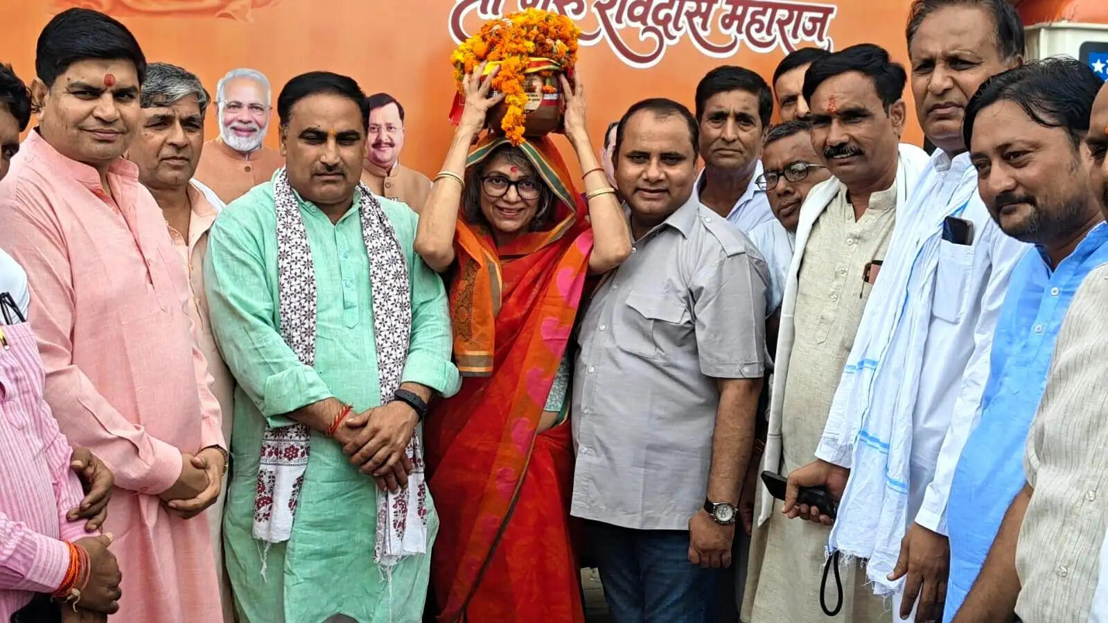 समरसता संकल्प अभियान के अंतर्गत निकली कलश वंदन यात्रा