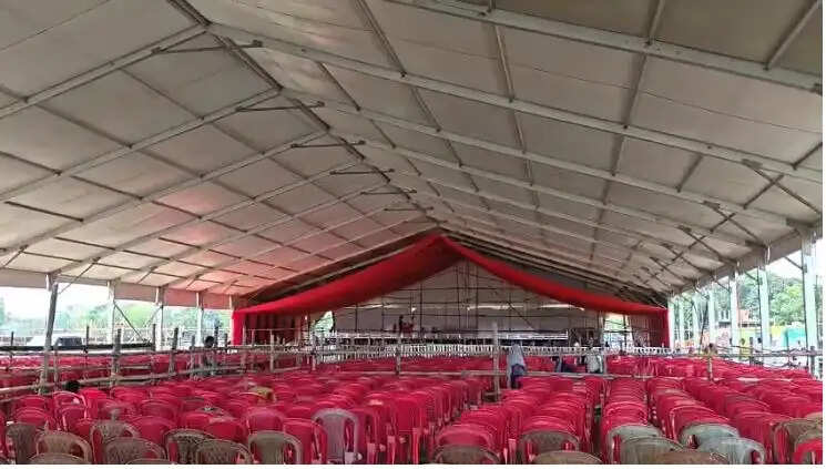 गृह मंत्री अमित शाह के जनसभा को लेकर जोरदार तैयारी