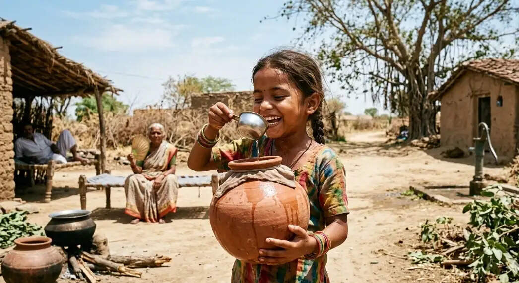 जिले में भीषण गर्मी का प्रकोप, घरों में दुबके लोग