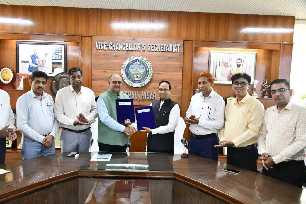 एसकेआरएयू तथा चौधरी चरण सिंह कृषि विश्वविद्यालय ने मिलाया हाथ : किसानों और कृषि विद्यार्थियों के हित में मिलकर करेंगे काम
