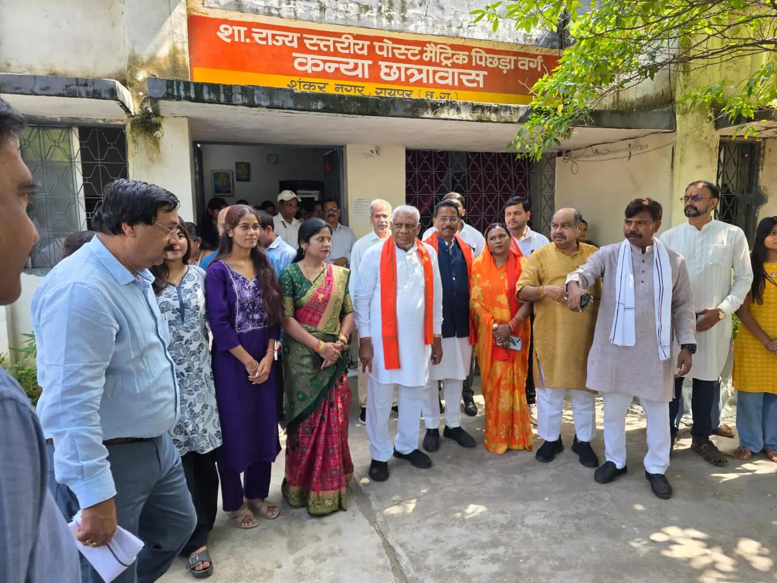 शंकर नगर एवं कालीबाड़ी के गर्ल्स हाॅस्टल का किया गया स्थल निरीक्षण