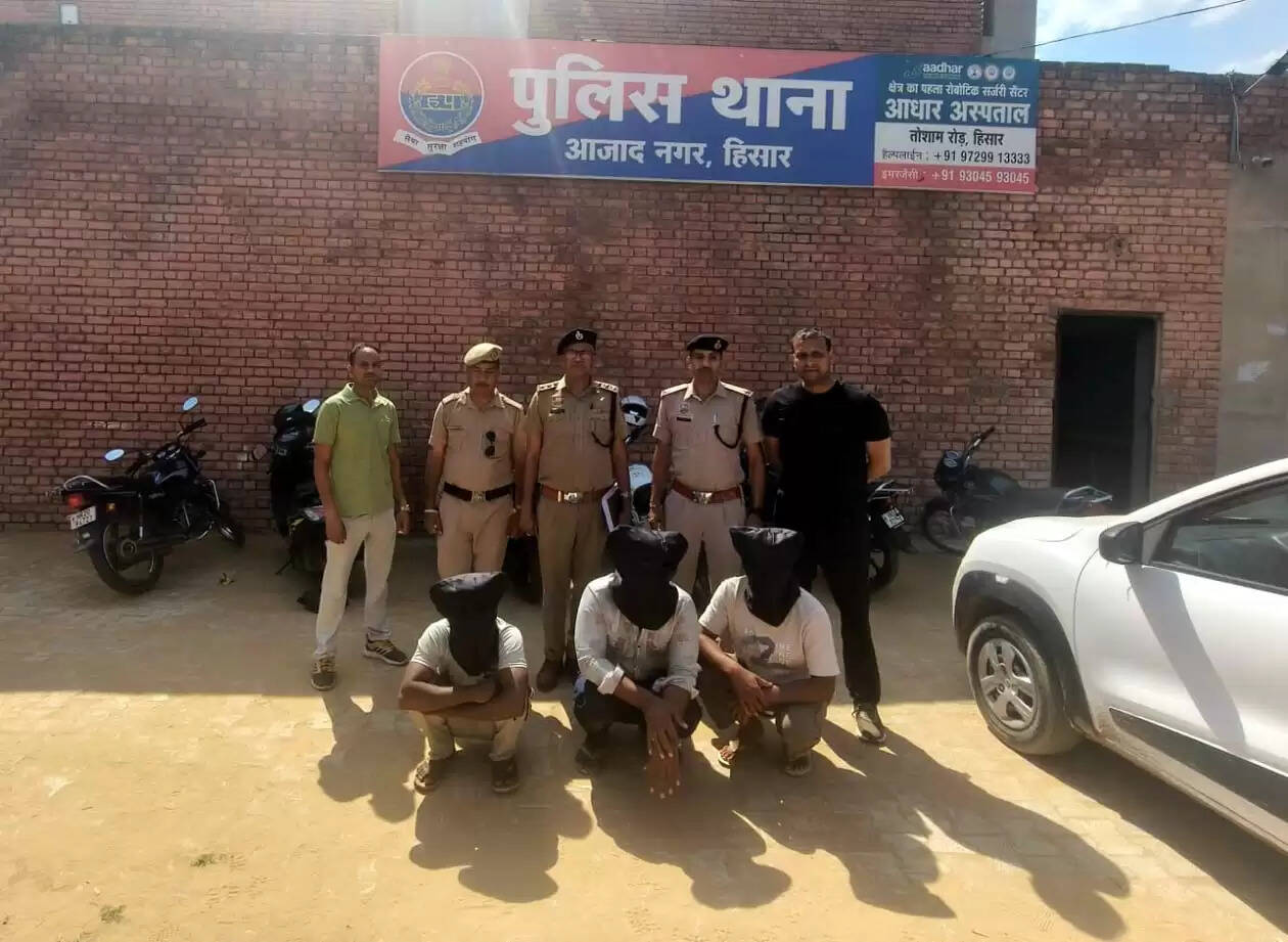 हिसार में युवक विनोद की हत्या का खुलासा, तीन आरोपी गिरफ्तार