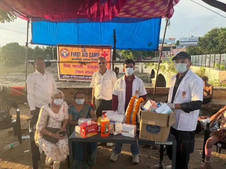सेवा भारती ने तीन स्थानों पर शुरू किया कावड़ स्वास्थ्य सेवा शिविर