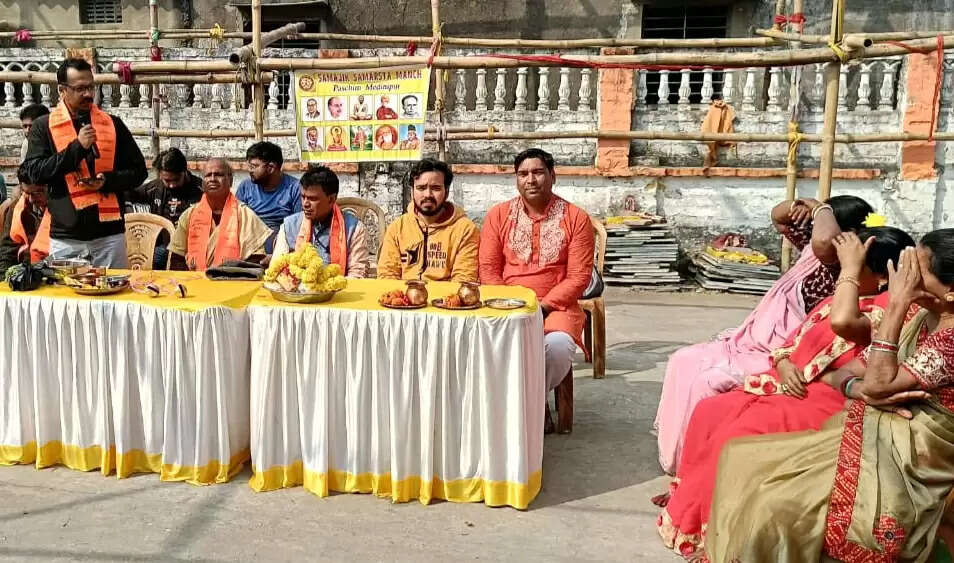 खड़गपुर में सामाजिक समरसता मंच का गौपूजन, ‘गौ से ही गति है’ का दिया संदेश