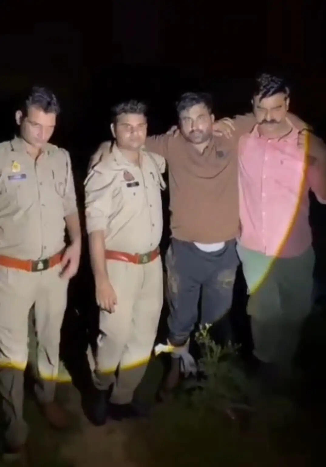 तार चोर गैंग के साथ पुलिस की मुठभेड़, 5 गिरफ्तार, दो घायल