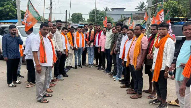 भाजयुमो के प्रदेश अध्यक्ष राहुल पंहुचे बारसूर, कार्यकर्ताओं ने किया स्वागत