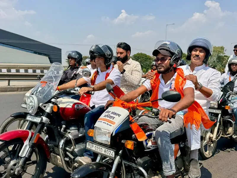 इंदौरः सांवेर क्षेत्र में पहुंची सेवा संकल्प अभियान यात्रा, शिप्रा घाट पर बाइक राइडर्स का हुआ भव्य स्वागत