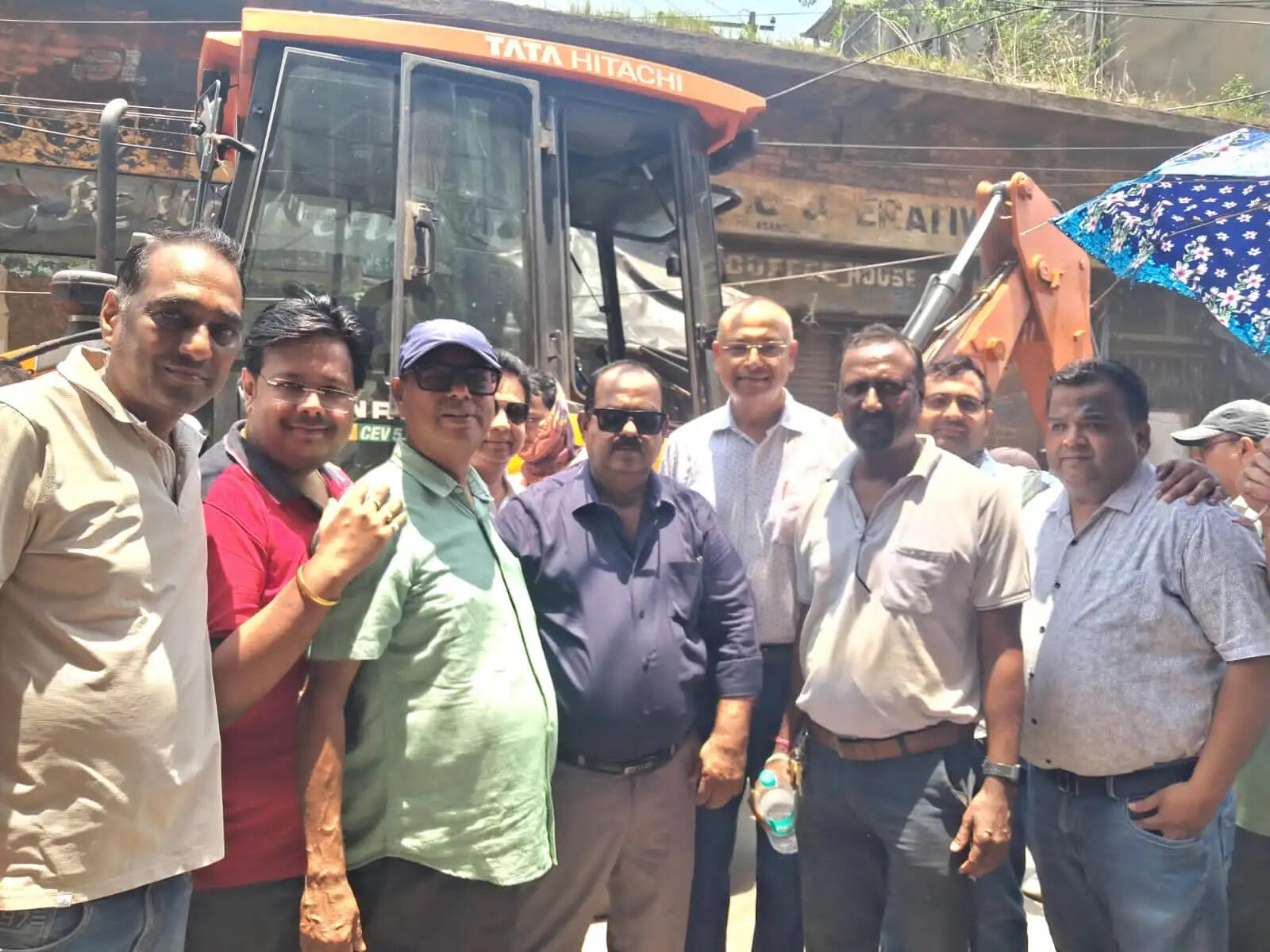 हाट्टन रोड अतिक्रमण हटाओ अभियान में आसनसोल चेंबर ऑफ कॉमर्स की भागीदारी