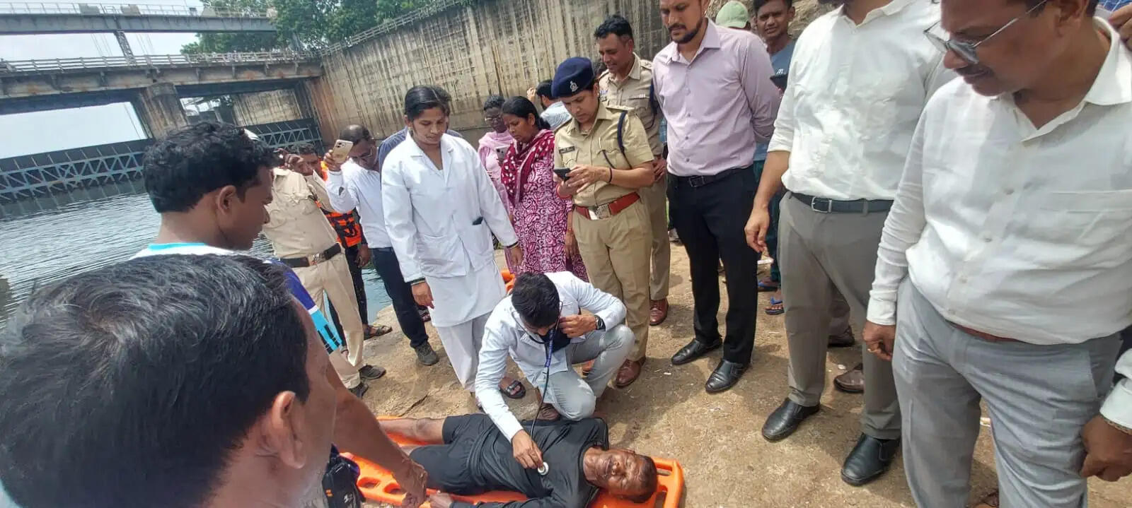 रूद्री बैराज में आपदा का अलर्ट, सायरन बजते ही एक्टिव हुआ प्रशासन