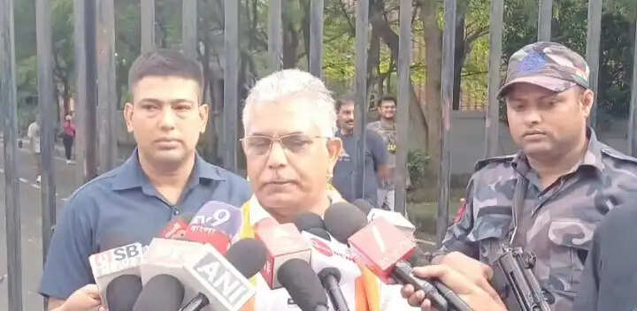 दिलीप घोष ने अभिषेक बनर्जी, ममता बनर्जी और अरविंद केजरीवाल के बयानों पर दी प्रतिक्रिया