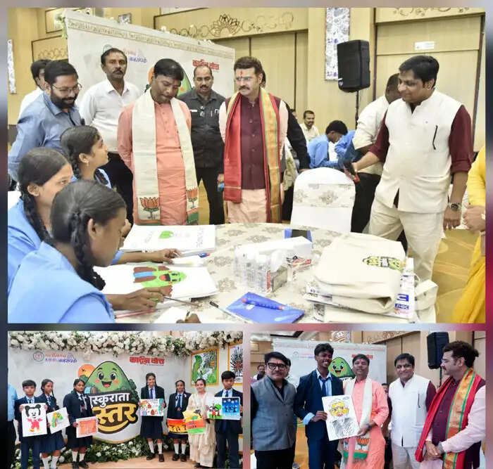 मुस्कुराता बस्तर कार्यशाला में 120 विद्यार्थियों ने कार्टूनिस्टों से सीखी कार्टून की बारीकियां
