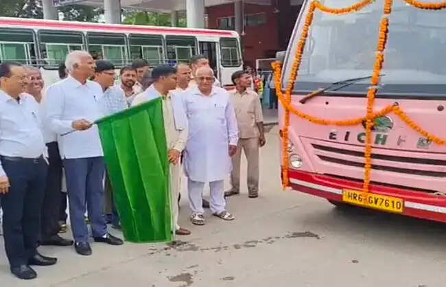महेंद्रगढ़ में सिटी बस सेवा शुरू, पांच रुपये किराये में मिलेगी सफर की सुविधा