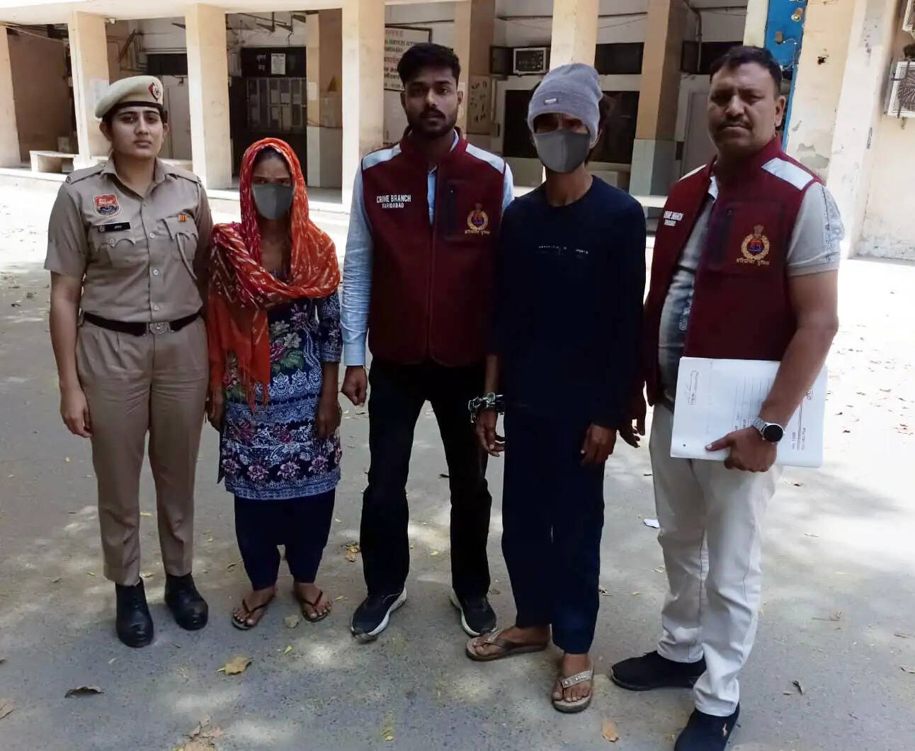 फरीदाबाद: शराबी पति की हत्या करने वाली पत्नी व साला गिरफ्तार