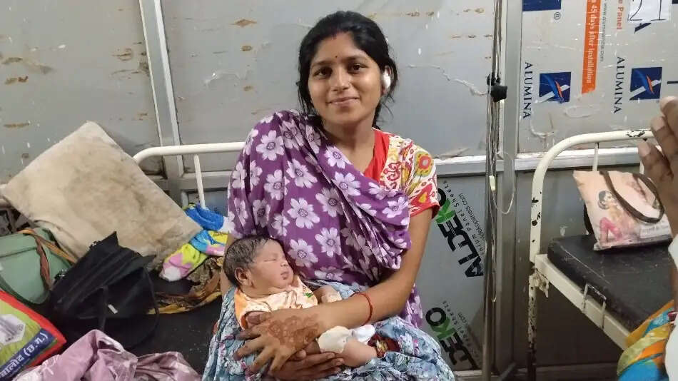 पांच किलो के नवजात का सामान्य प्रसव, जच्चा और बच्चा दोनों स्वस्थ