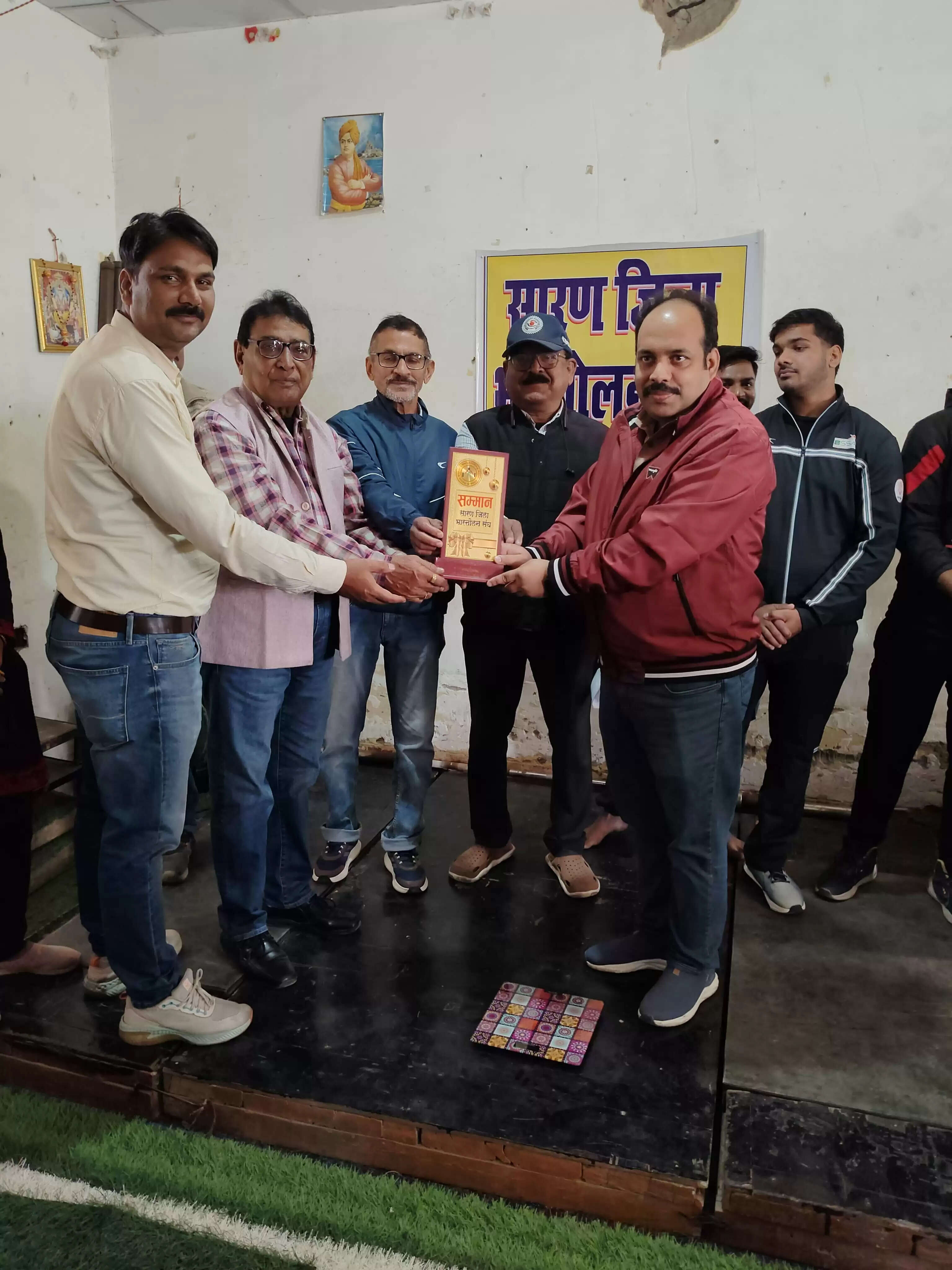 राज्य स्तरीय भारोत्तोलन प्रतियोगिता के लिए सारण की टीम चयनित