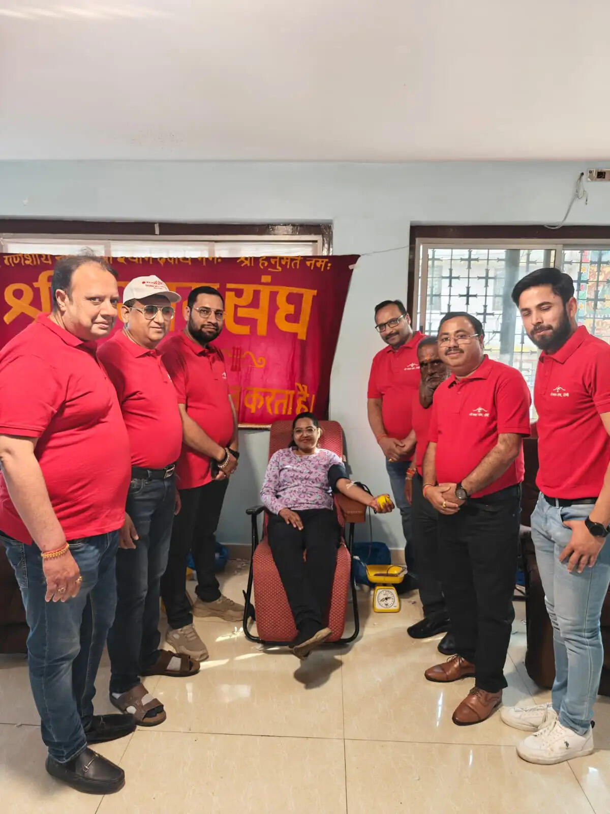 श्री श्याम संघ के रक्तदान शिविर में 113 यूनिट रक्त संग्रहित