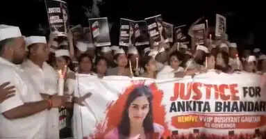 अंकिता भंडारी के लिए न्याय की मांग को लेकर कांग्रेस सेवा दल ने निकाला कैंडल मार्च