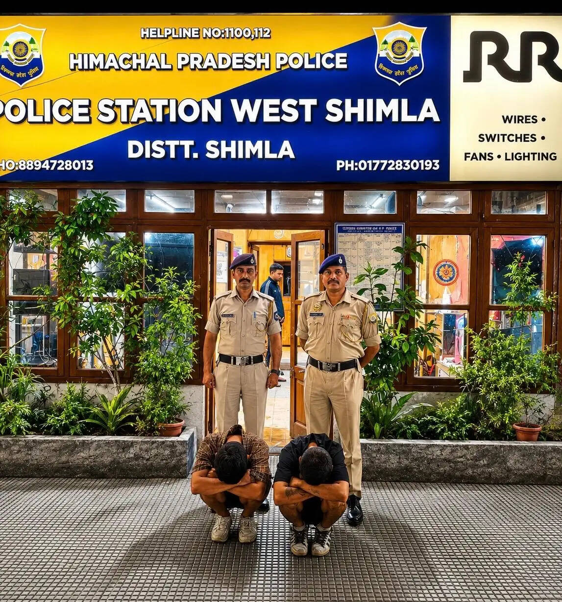 चिट्टे के साथ पकड़े गए दो तस्कर, कोर्ट में पेशी के दौरान भागा एक आरोपी दबोचा