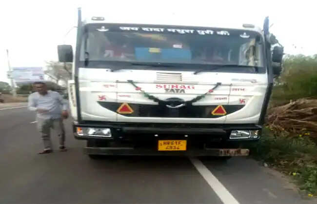 रेवाड़ीः ट्राले की टक्कर से साइकिल सवार की मौत