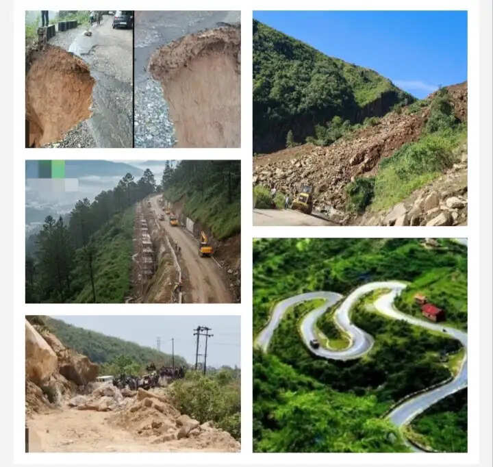 शिलांग-दावकी राष्ट्रीय राजमार्ग के चौड़ीकरण से बढ़ी पर्यटकों की परेशानी