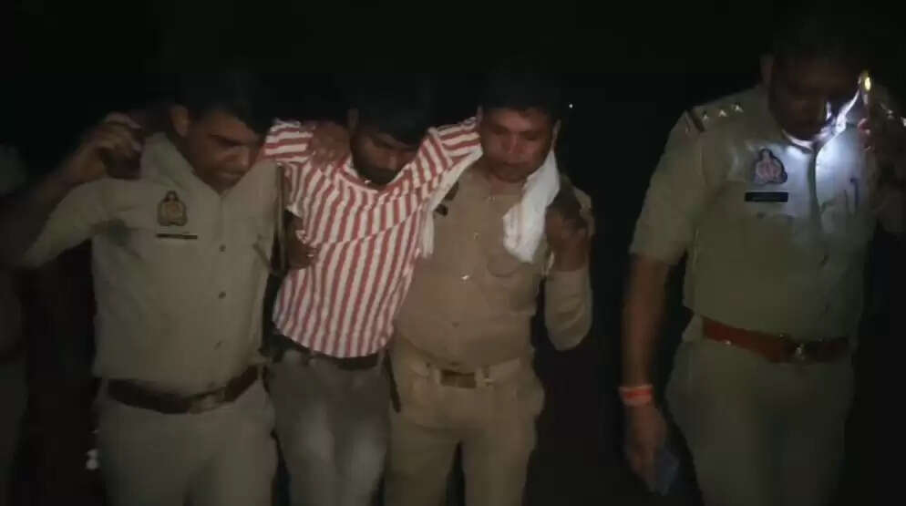 मुठभेड़ में मैनपुरी का अभियुक्त गिरफ्तार, गोली लगी