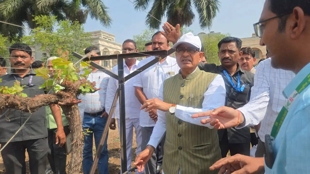 राष्ट्रीय अंगूर अनुसंधान केंद्र का औचक निरीक्षण, शिवराज सिंह ने कमियों पर जताई नाराजगी