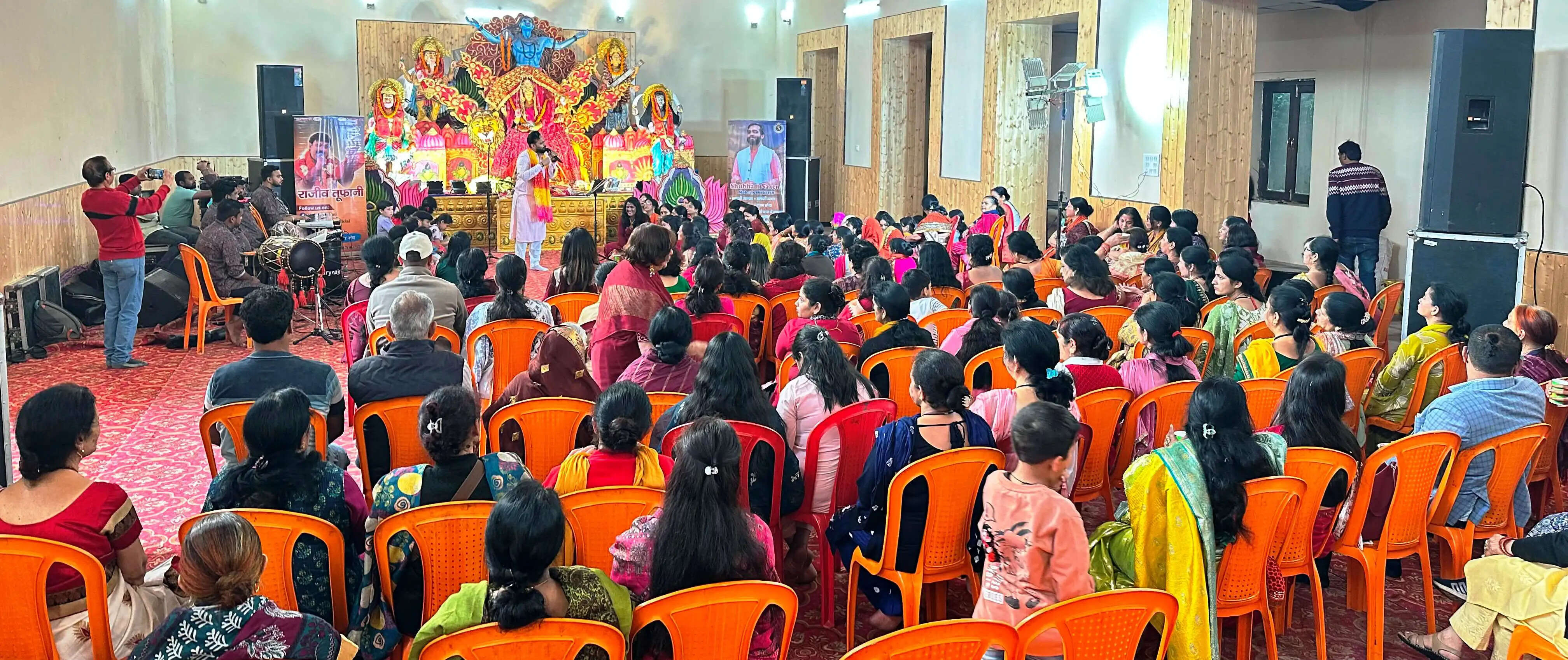 लेक सिटी वेलफेयर क्लब की माता की चौकी में बही भक्ति रस की धारा
