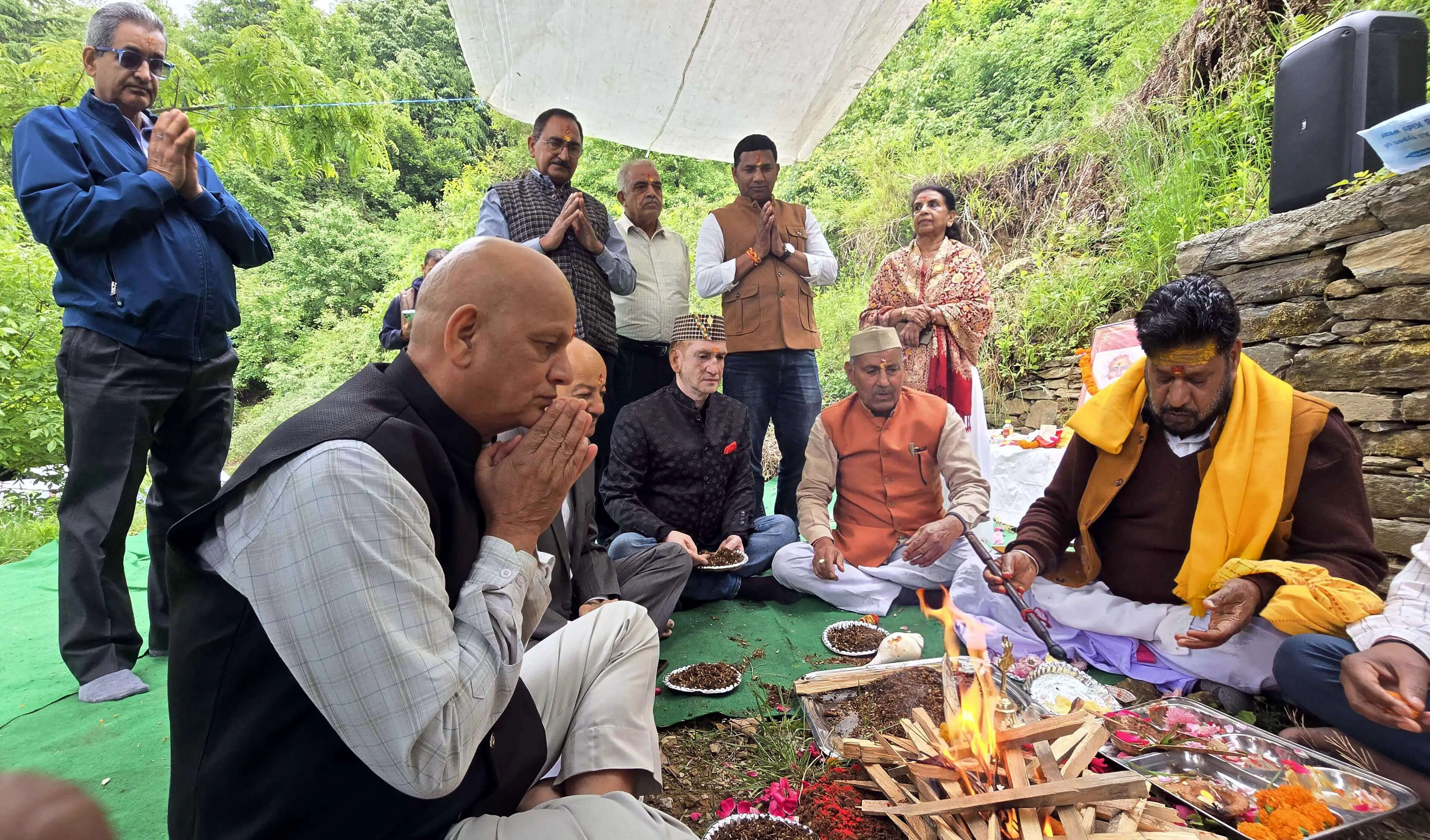 टैगोर टॉप रामगढ़ में श्रद्धापूर्वक मनाई गई गुरुदेव टैगोर की 165वीं जयंती