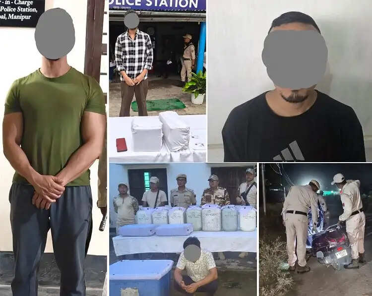 (अपडेट) घोषित अपराधी, तीन तस्करों और सोरेपा उग्रवादी को मणिपुर पुलिस ने किया गिरफ्तार