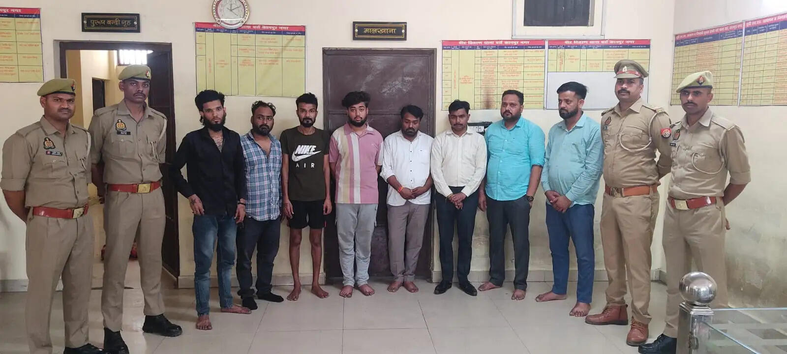 पुलिस ने बड़े साइबर नेटवर्क काे किया ध्वस्त, 125 करोड़ की ठगी का खुलासा, बैंकिंग सिस्टम तक फैला फर्जीवाड़ा, 08 गिरफ्तार