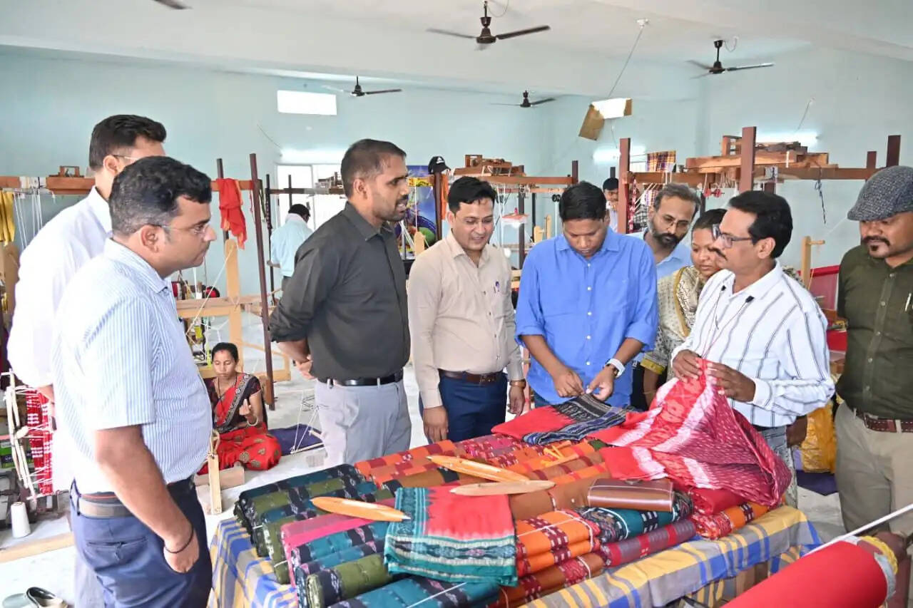 बिजनापुरी की हथकरघा कला को मिलेगा नया विस्तार, कलेक्टर ने बुनकरों का बढ़ाया उत्साह