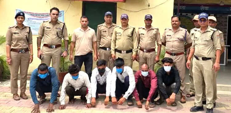 गैंगरेप कांड का पांच दिन में खुलासा, नाबालिग से सामूहिक दुष्कर्म के छह आरोपी गिरफ्तार