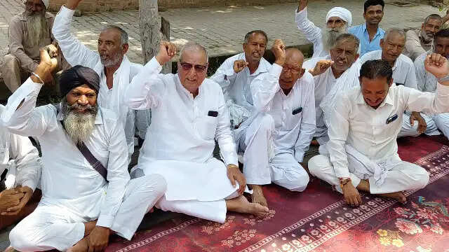 सिरसा: सिंचाई पानी को लेकर किसानों ने दिया धरना, बाेले पर्याप्त पानी नहीं पहुंच रहा
