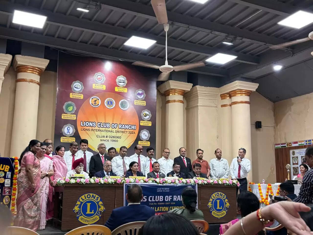 लायंस क्लब ऑफ रांची का 66वां पदस्थापना संपन्न, दिलीप बने नए अध्यक्ष
