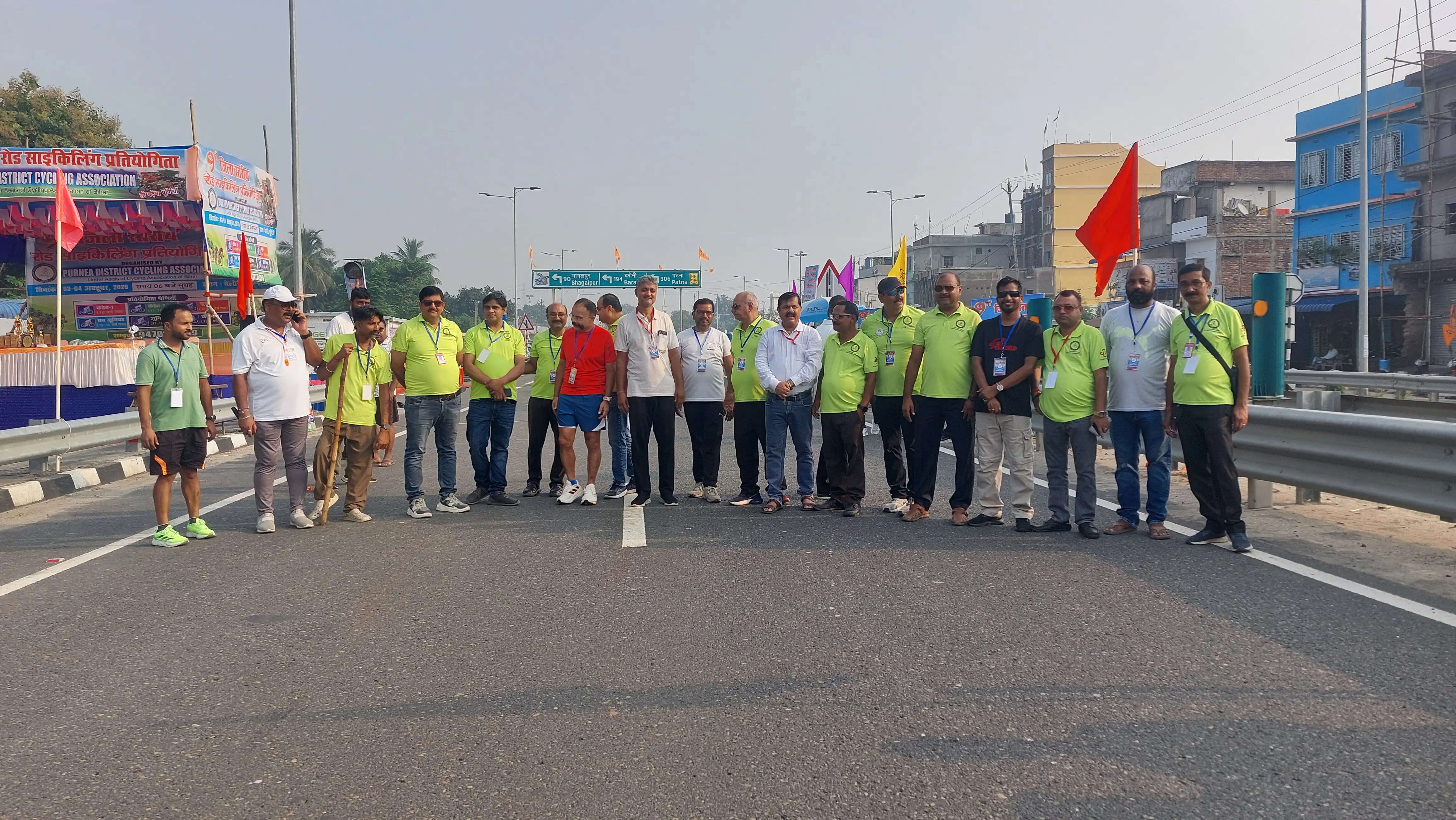 पूर्णिया में 9वीं जिला स्तरीय रोड साइकिलिंग चैम्पियनशिप संपन्न