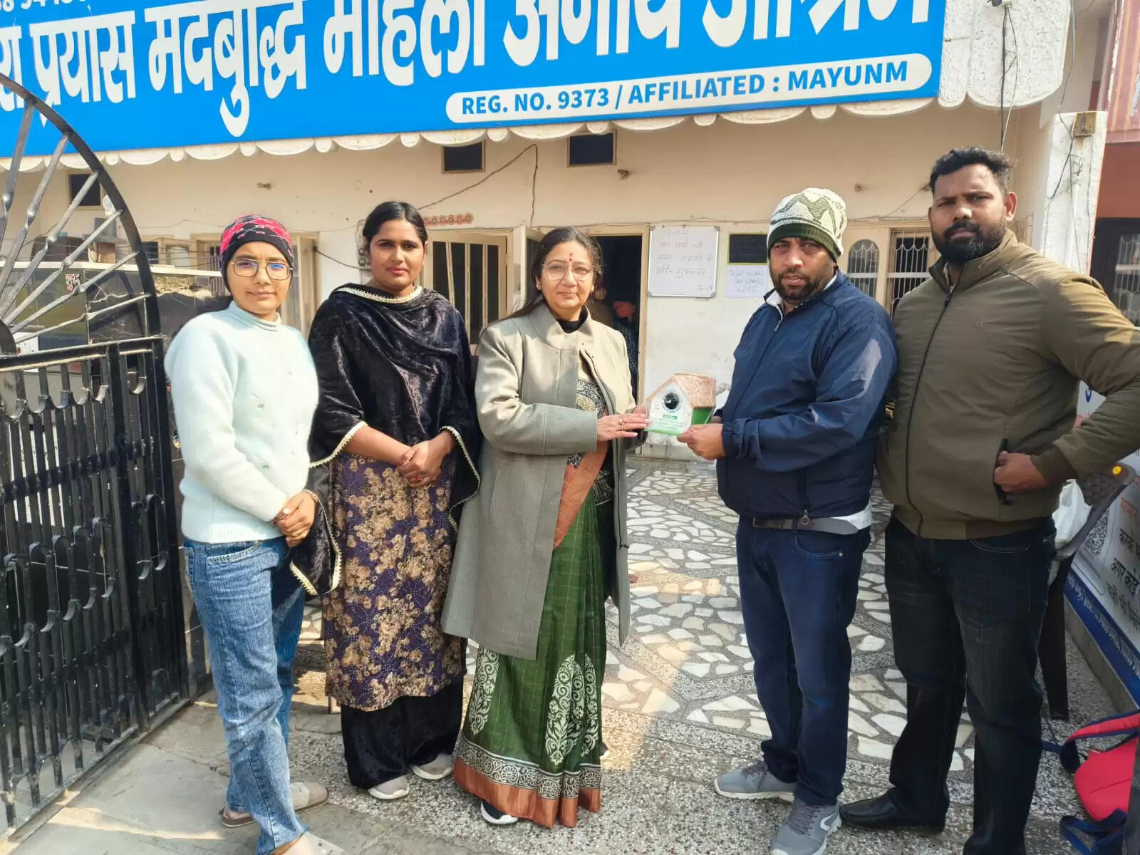 हिसार : निगम ज्वाइंट कमिश्नर ने आश्रम का दौरा कर जांची व्यवस्थाएं