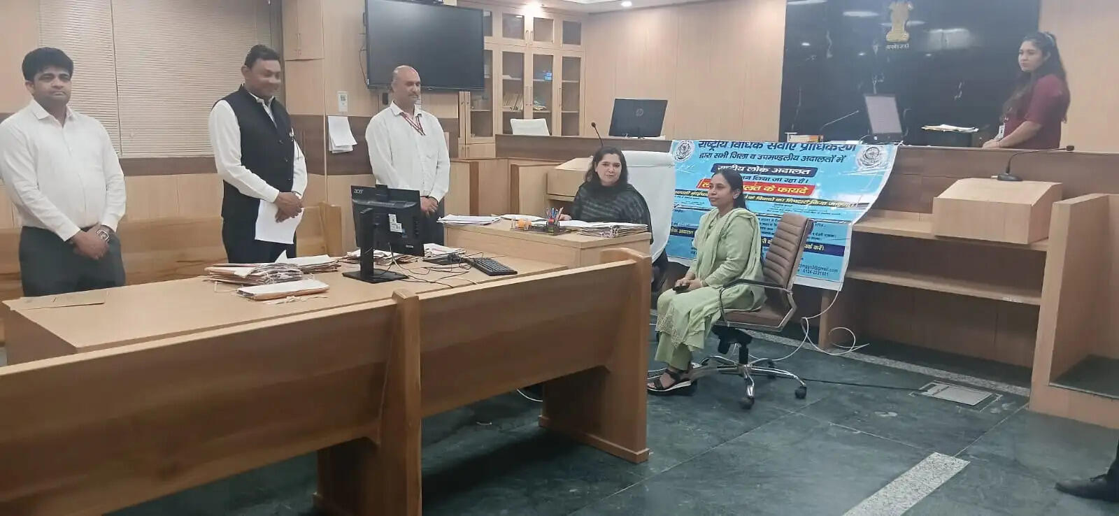 गुरुग्राम में राष्ट्रीय लोक अदालत में 93 हजार से अधिक मामलों का निपटारा