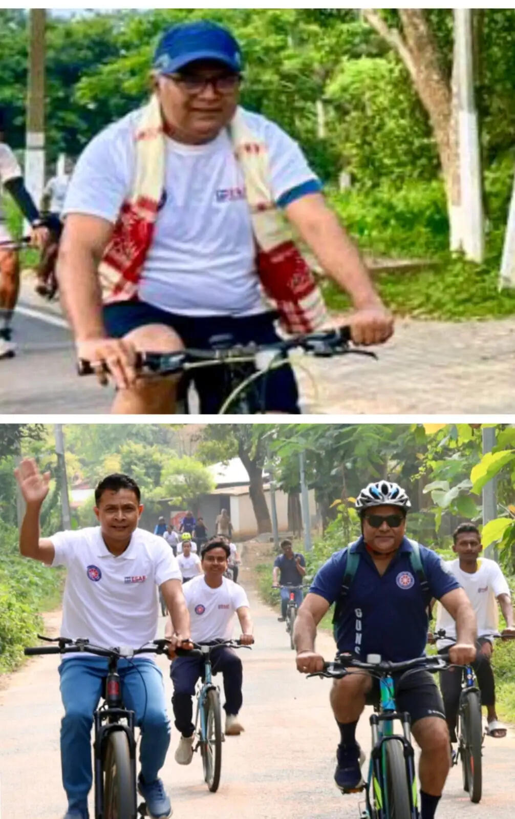 विश्व साइकिल दिवस: गौहाटी विश्वविद्यालय में साइकिल रैली का आयोजन