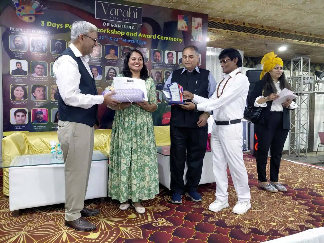 हिसार के डॉ. गीता जांगड़ा व डॉ. राजेश जांगडा को मिला 'राष्ट्रीय कलाश्री सम्मान'