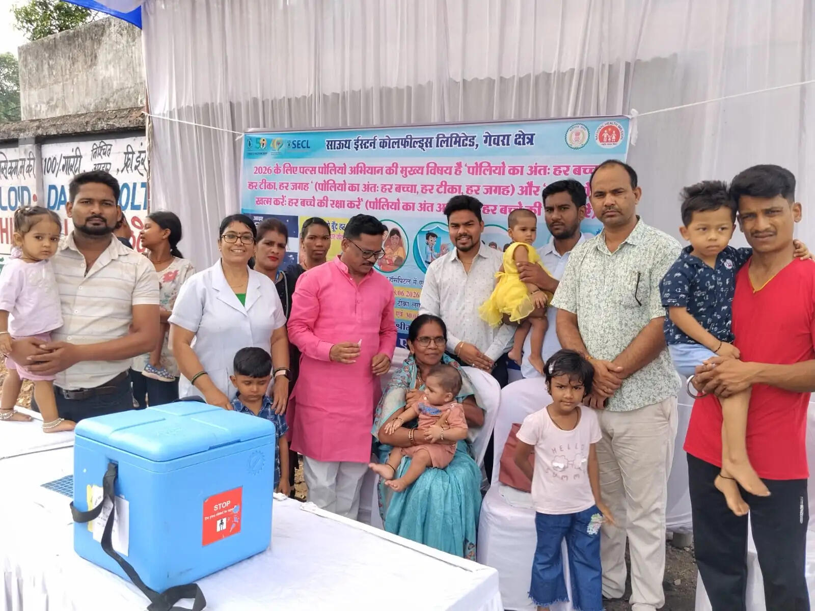 कोरबा के आज़ाद चौक में चला सघन पल्स पोलियो अभियान, बच्चों को पिलाई गई 'दो बूंद जिंदगी की'