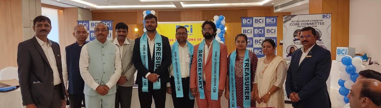 रांची में बीसीआइ के तीसरे ‘एचीवर्स’ चैप्टर का गठन, डॉ. सजीत कुमार बने अध्यक्ष