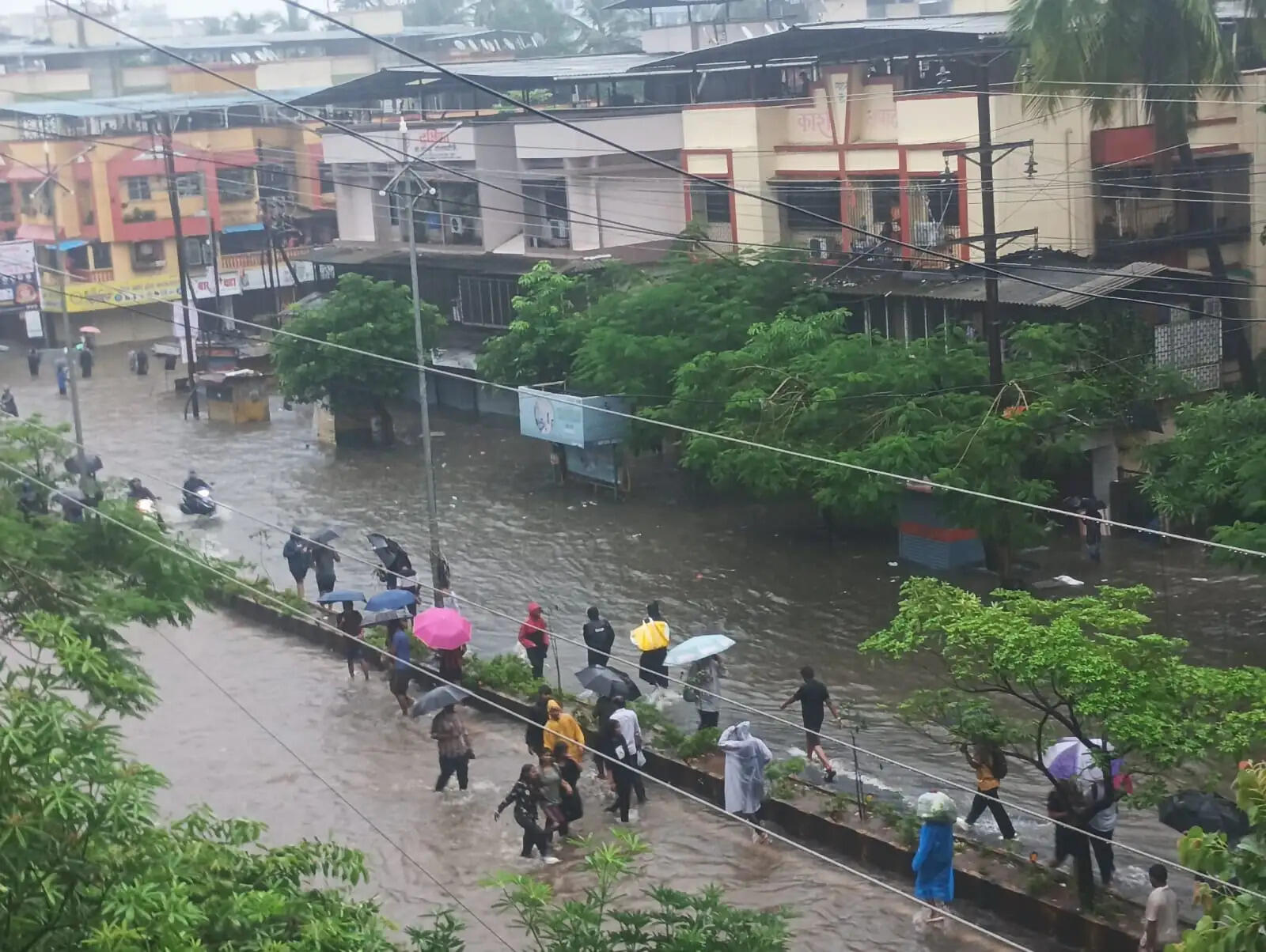 वसई-विरार में मूसलाधार बारिश से जनजीवन अस्त-व्यस्त, जल भराव से लोग हुए परेशान