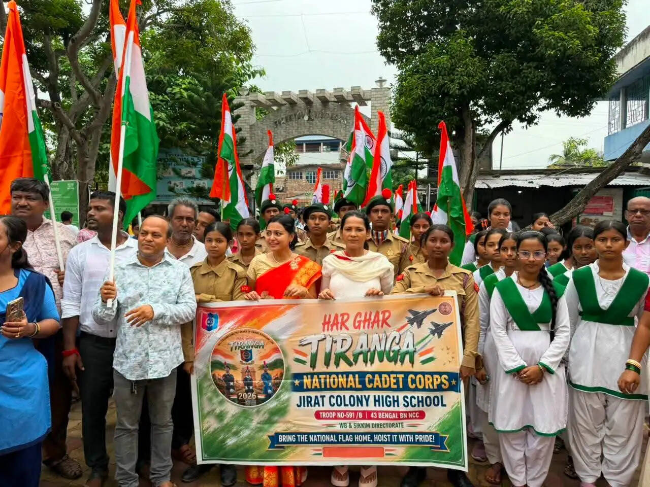 बलागढ़ में ‘हर घर तिरंगा’ यात्रा में शामिल हुईं मंत्री सुमना सरकार