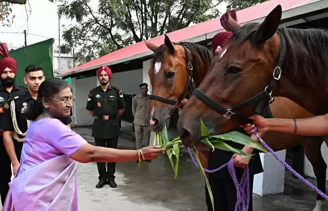 (अपडेट) देहरादून के राष्ट्रपति निकेतन में फुटओवर ब्रिज और घुड़सवारी क्षेत्र का द्रौपदी मुर्मु ने किया लोकार्पण
