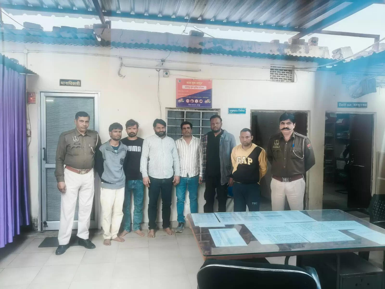 जयपुर में एरिया डोमिनेशन अभियान में पुलिस ने किए 442 वांछित व असामाजिक तत्व गिरफ्तार