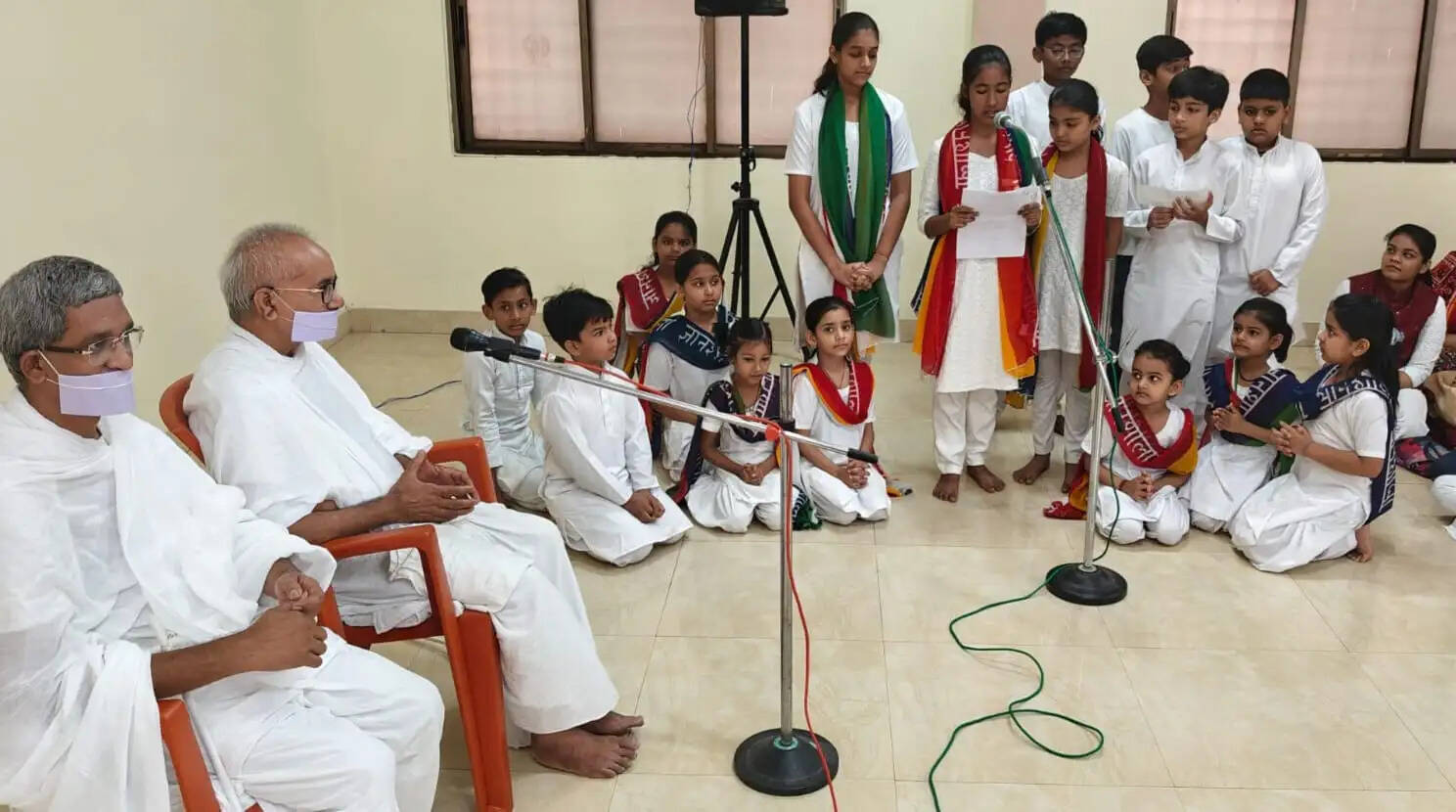 जैन मुनि के फारबिसगंज आगमन पर तेरापंथ समाज ने किया स्वागत
