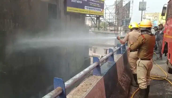 मार्केट कॉम्प्लेक्स में शॉर्ट सर्किट से आग
