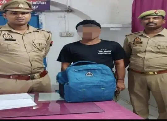 देवरिया सदर रेलवे स्टेशन पर जीआरपी की कार्रवाई, बिहार ले जा रहा शराब तस्कर गिरफ्तार