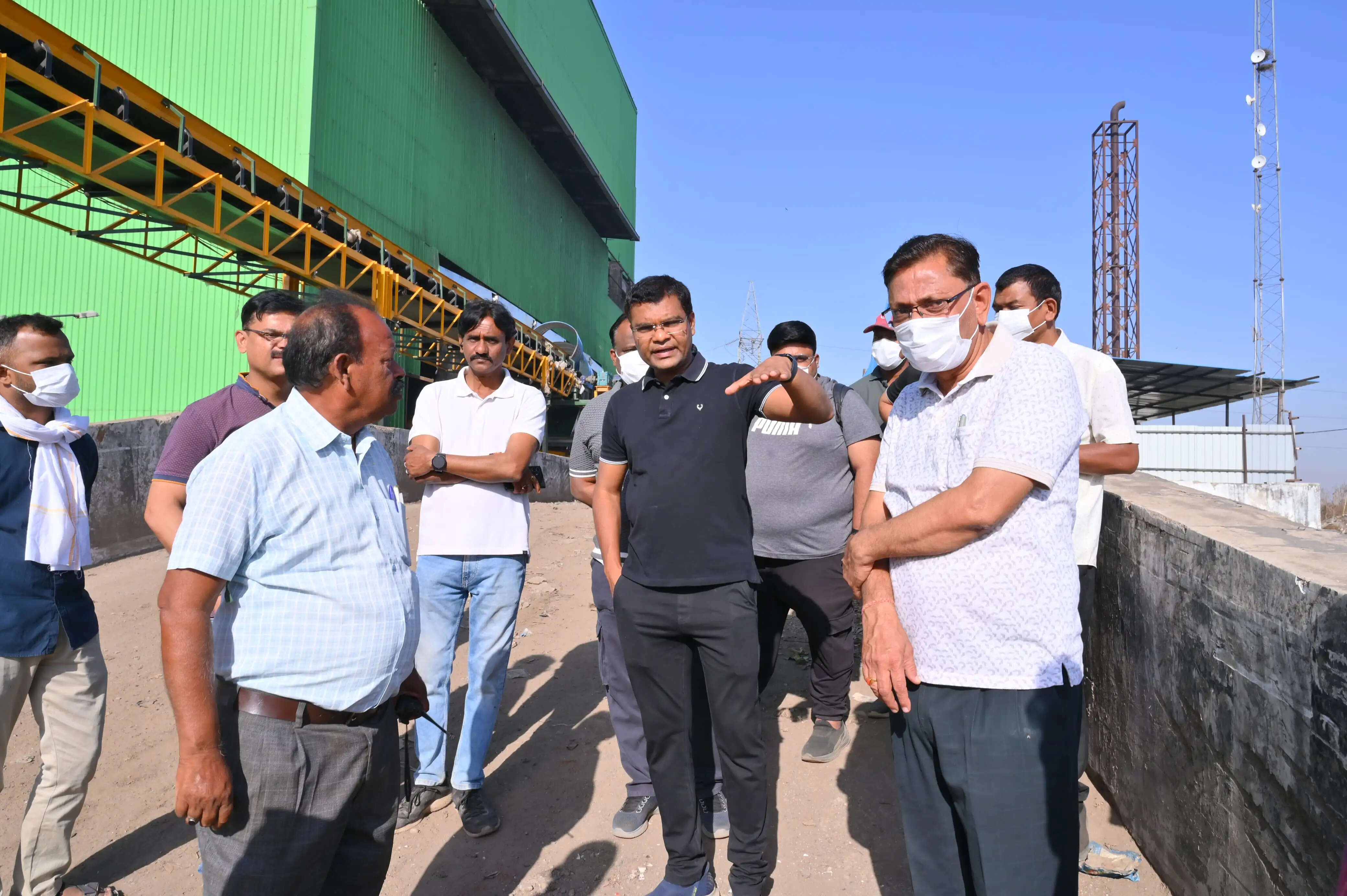 जबलपुरः निगमायुक्त ने किया वेस्ट-टू-एनर्जी प्लांट और सीएनडी प्लांट का निरीक्षण