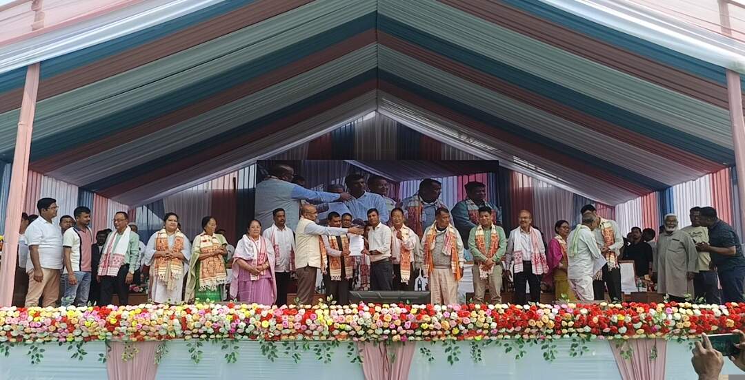 फकीराग्राम में बीटीसी सरकार की पांच योजनाओं का शुभारंभ